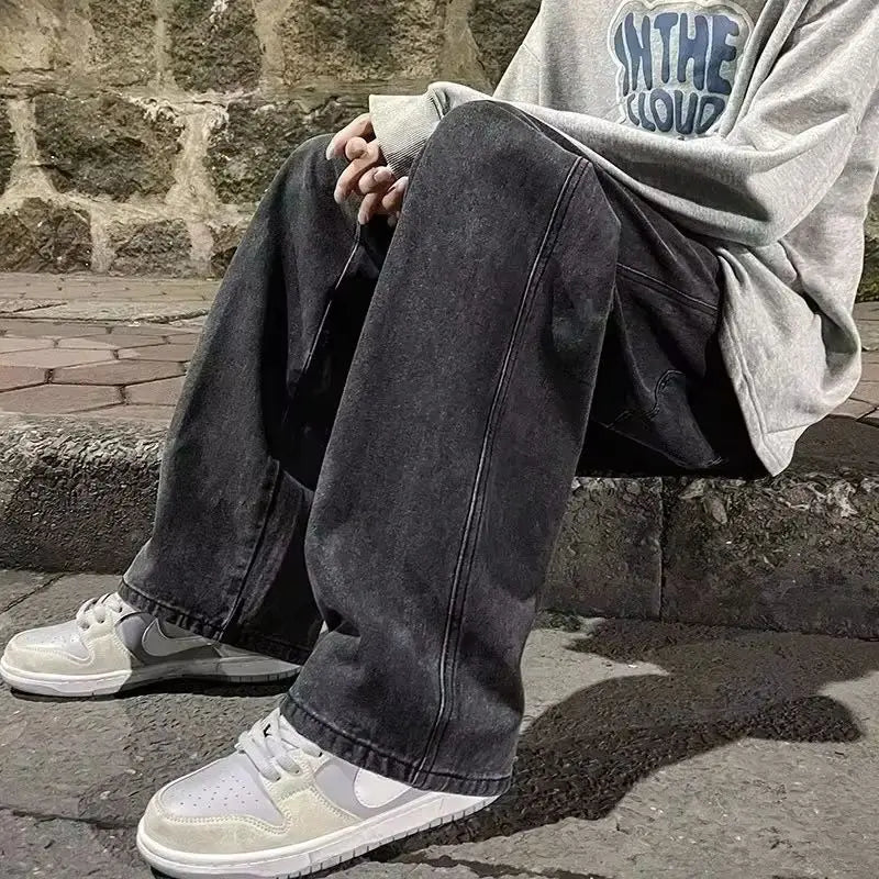 Grey Wide Leg Urban Jeans™