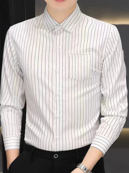 New Fashion Striped Long-Sleeve Shirt™