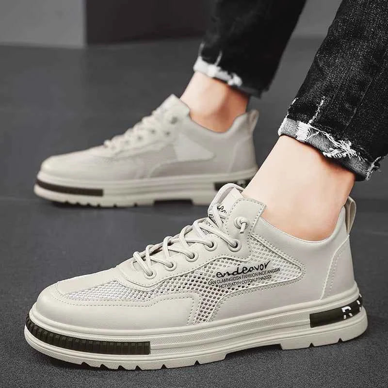 Men's Leather Streetwear Sneakers™