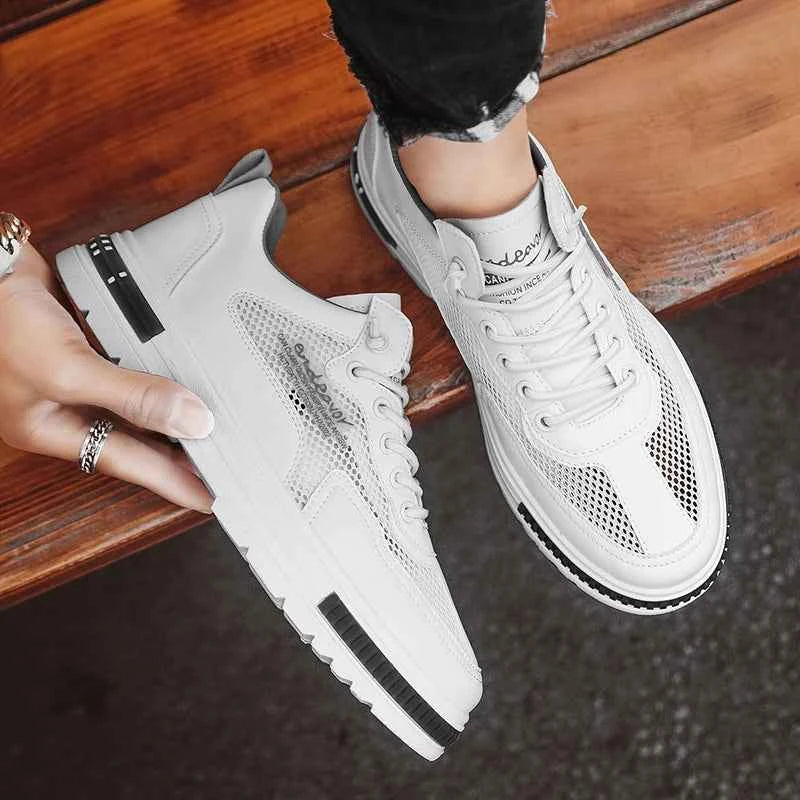 Men's Leather Streetwear Sneakers™