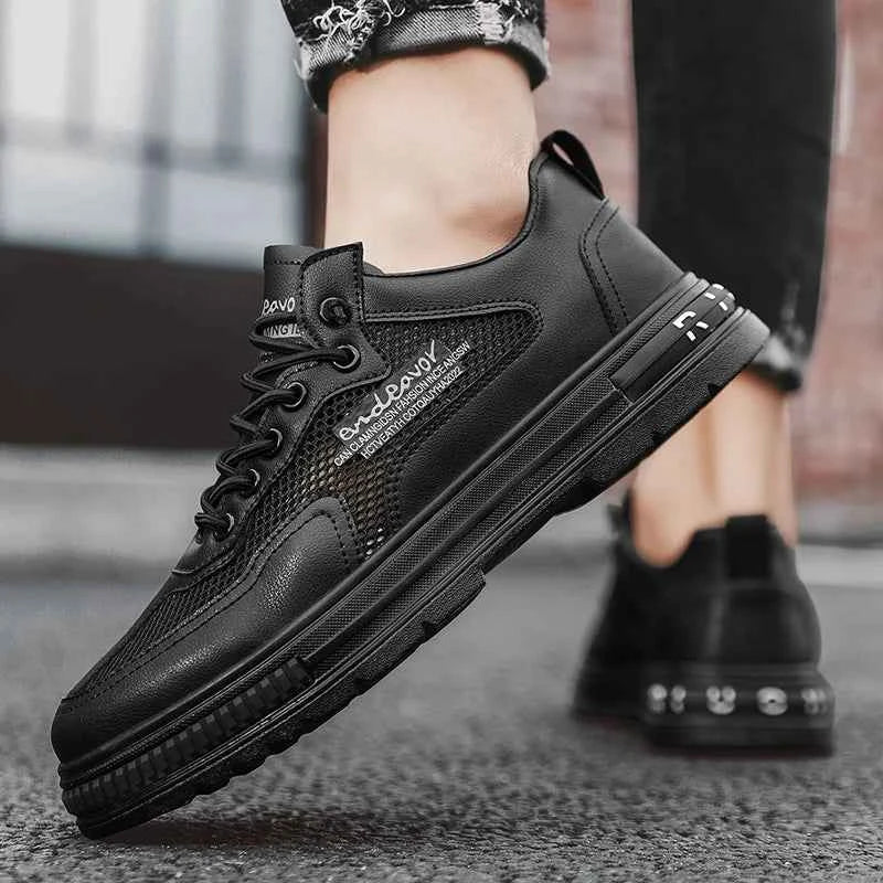 Men's Leather Streetwear Sneakers™